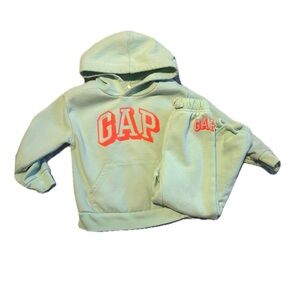 GAP Kids Light Green Hoodie and Joggers Set